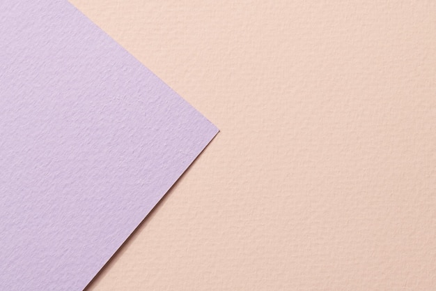 Textura de papel de fondo de papel kraft rugoso colores beige lila Mockup con espacio de copia para texto