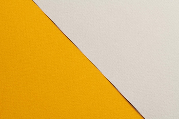 Textura de papel de fondo de papel kraft rugoso colores blanco naranja Mockup con espacio de copia para texto