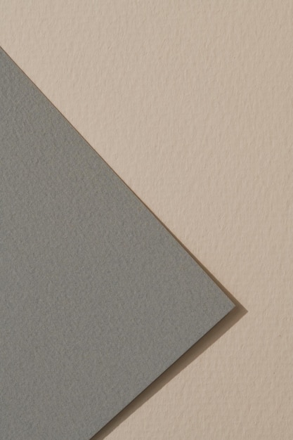 Textura de papel de fondo de papel kraft rugoso colores gris beige Mockup con espacio de copia para texto