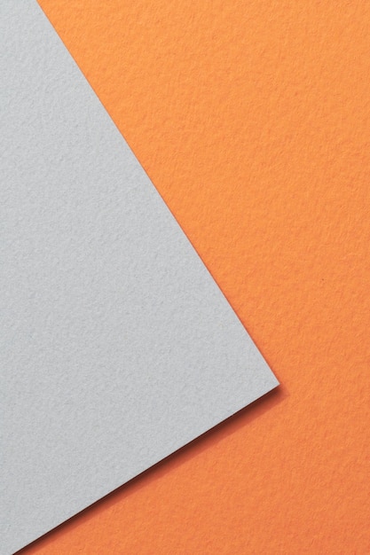 Textura de papel de fondo de papel kraft rugoso colores gris naranja Mockup con espacio de copia para texto