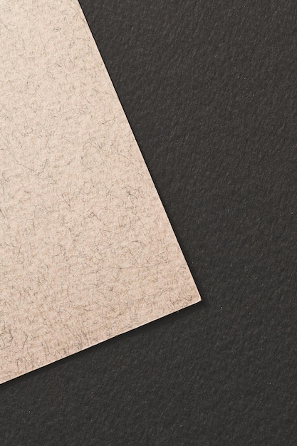 Foto textura de papel de fondo de papel kraft rugoso colores grises negros mockup con espacio de copia para texto