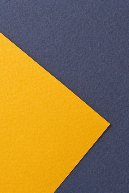 Textura de papel de fondo de papel kraft rugoso colores naranja azul Maqueta con espacio de copia para texto