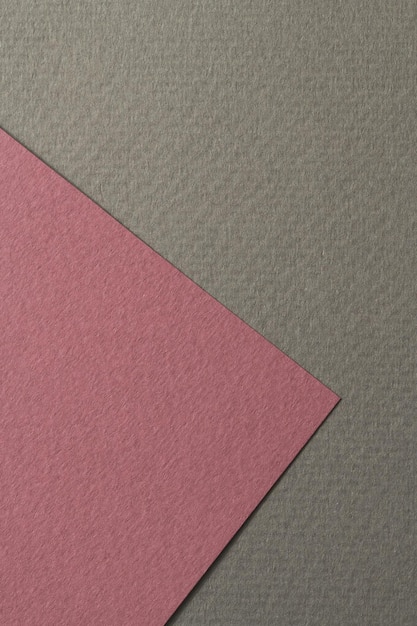 Textura de papel de fondo de papel kraft rugoso colores rojo gris Maqueta con espacio de copia para texto
