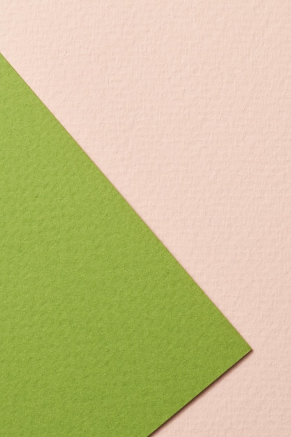 Textura de papel de fondo de papel kraft rugoso colores verde beige Mockup con espacio de copia para texto