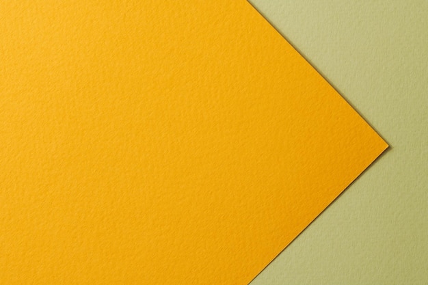 Textura de papel de fondo de papel kraft rugoso colores verde naranja Mockup con espacio de copia para texto