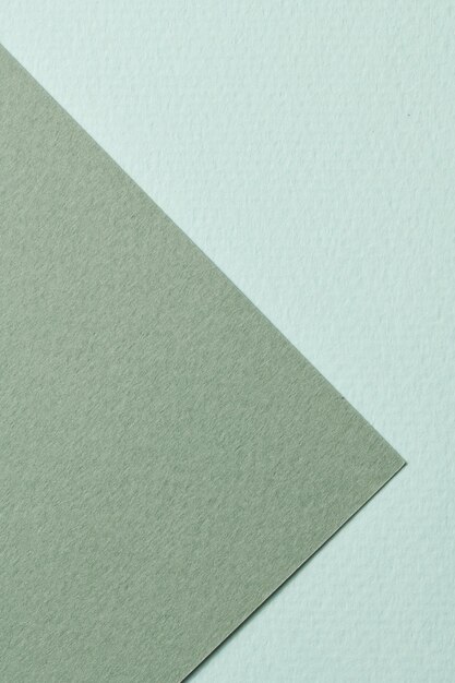 Textura de papel de fondo de papel kraft rugoso colores verde oliva menta Mockup con espacio de copia para texto