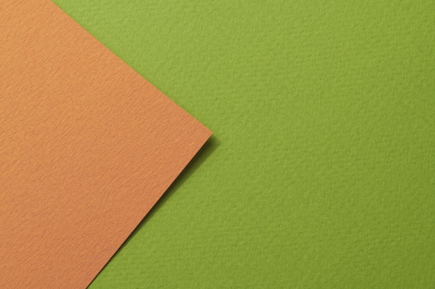 Textura de papel de fondo de papel kraft rugoso colores verdes marrones Mockup con espacio de copia para texto