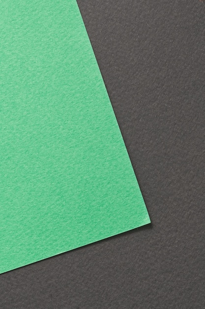 Foto textura de papel de fondo de papel kraft rugoso colores verdes negros mockup con espacio de copia para texto