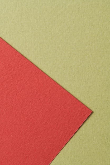 Textura de papel de fondo de papel kraft rugoso colores verdes rojos Mockup con espacio de copia para texto
