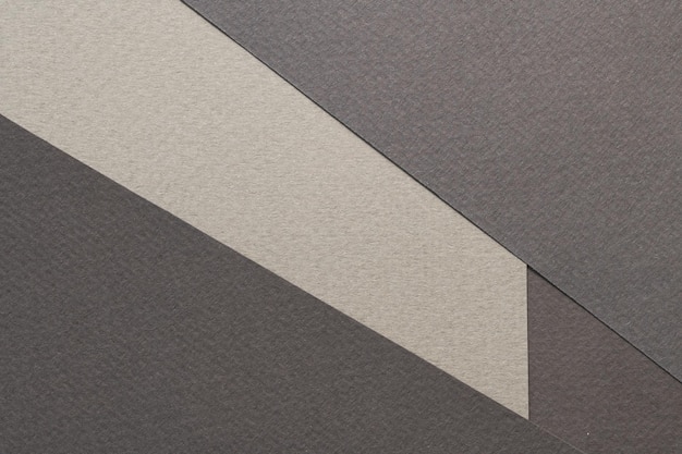 Textura de papel de fondo de papel kraft rugoso diferentes tonos de gris negro Mockup con espacio de copia para texto