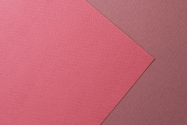 Textura de papel de fondo de papel kraft rugoso diferentes tonos de rojo burdeos Mockup con espacio de copia para textxA