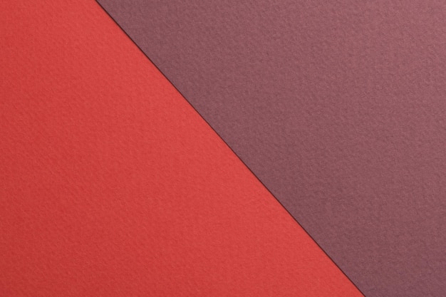 Textura de papel de fondo de papel kraft rugoso diferentes tonos de rojo Mockup con espacio de copia para texto