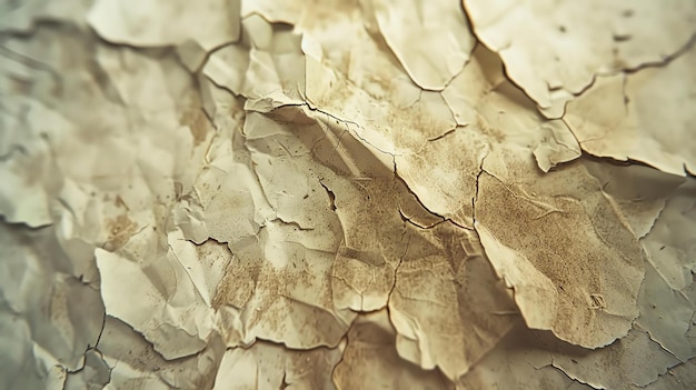 Textura de papel grunge Fondo de papel vintage de papel arrugado y arrugado