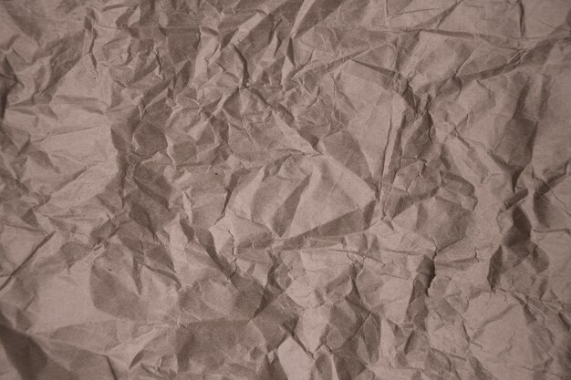 Textura de papel reciclado arrugado áspero marrón