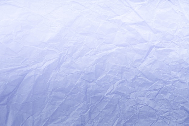 Textura de papel de regalo azul claro arrugado