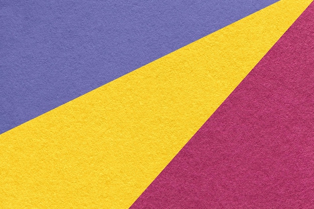 Foto textura de papel viejo arte violeta amarillo y púrpura estructura macro de fondo de cartón abstracto vintage