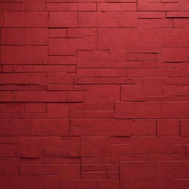 Textura de la pared en 3D fondo rojo