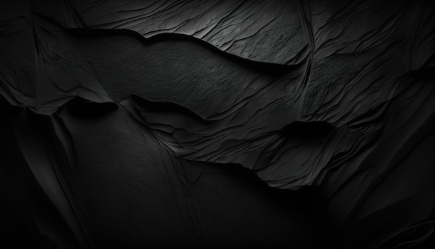 Textura de pared de cemento oscuro para presentaciones minimalistas generada por ai