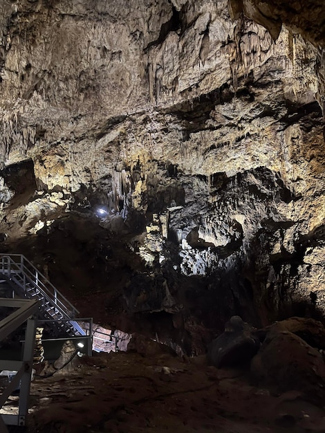 textura de la pared de la cueva