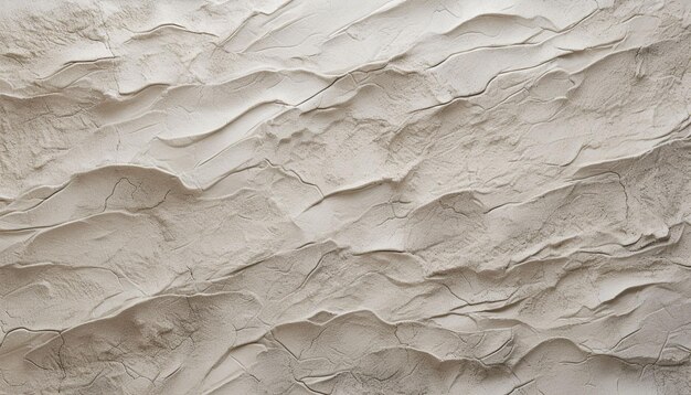 Una textura de pared hecha de pulpa de papel reciclado que crea una superficie única y texturizada