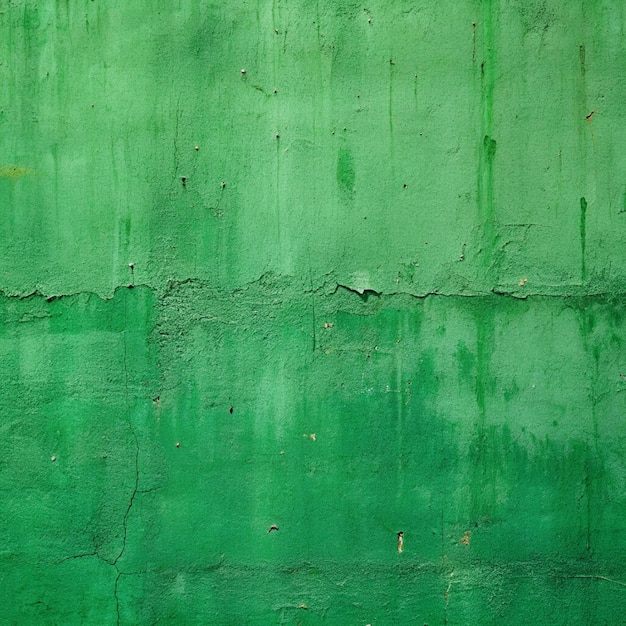 Textura de la pared de hormigón pintada más o menos de verde