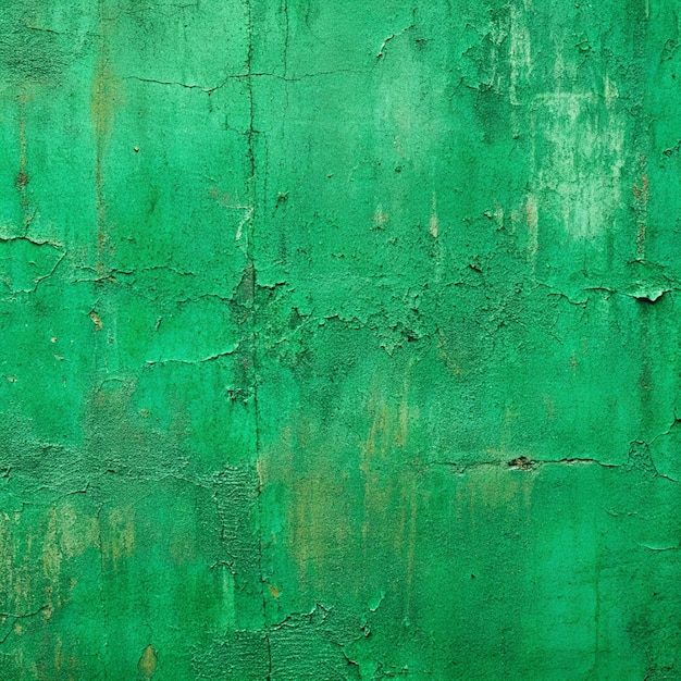 Textura de la pared de hormigón pintada más o menos de verde