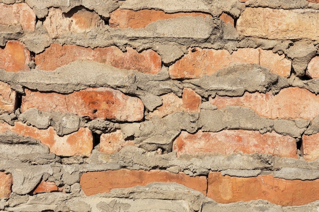 Textura de pared de ladrillo antiguo para fondos