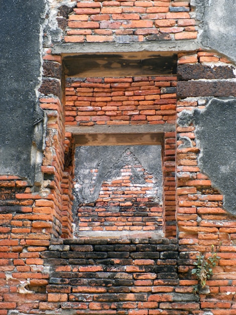 Foto textura de pared de ladrillo antiguo