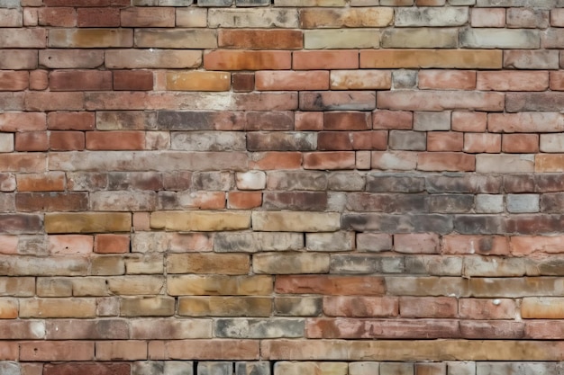 Textura de pared de ladrillo de azulejo de patrones sin fisuras repetible