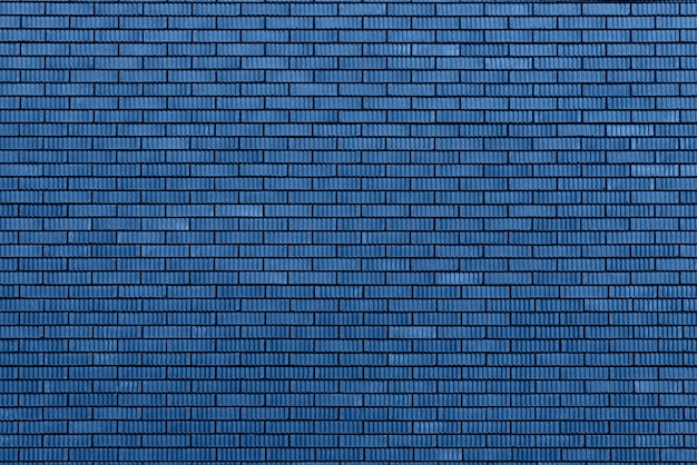 Textura de pared de ladrillo Fondo con espacio de copia para el diseño. Color azul de moda y tranquilo.