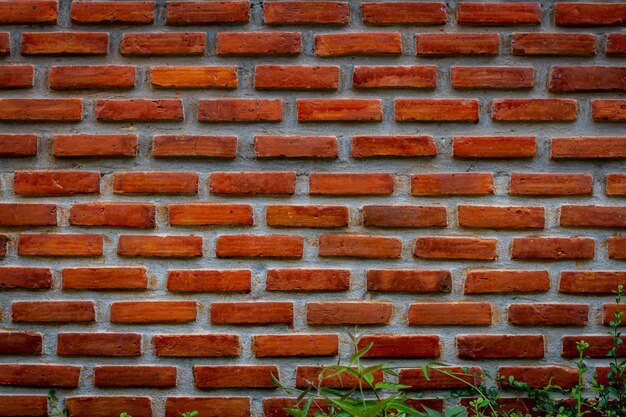 Textura de pared de ladrillo marrón vintage para el fondo