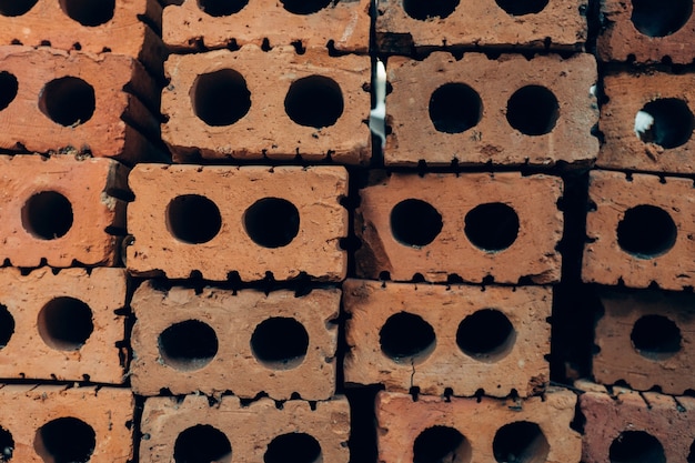 textura de la pared de ladrillo marrón