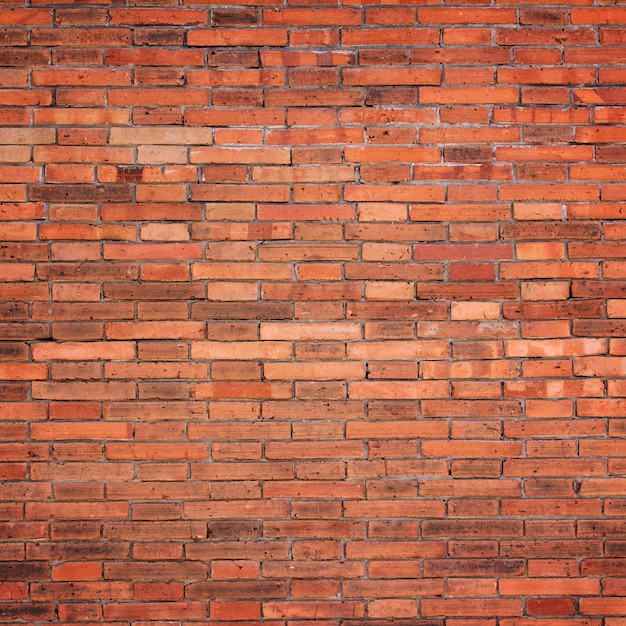 textura de la pared de ladrillo rojo para el fondo