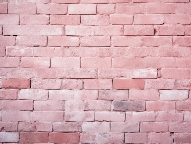 La textura de la pared de ladrillo rosa de fondo