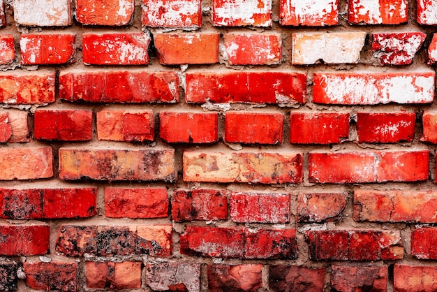 Textura de una pared de ladrillos