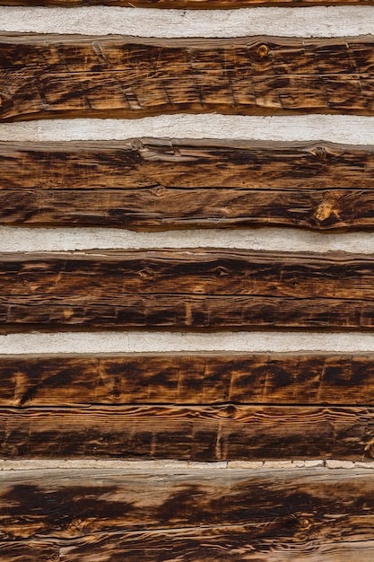 Textura de pared de madera del antiguo granero.