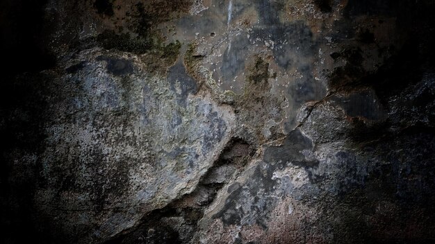 Textura de pared oscura de miedo para el fondo