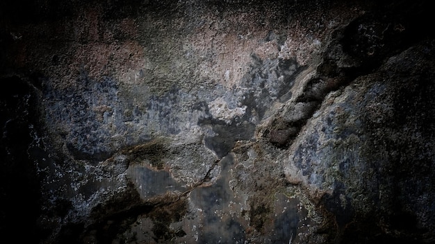 Textura de pared oscura de miedo para el fondo