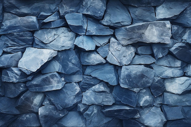 Textura de pared de piedra azul sereno fondo tranquilo