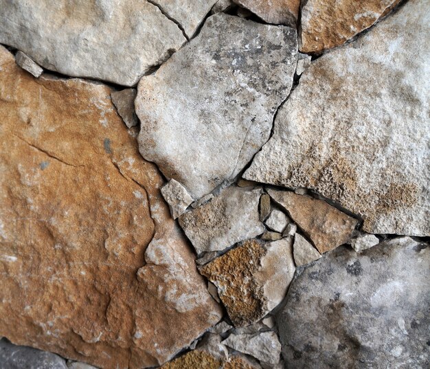 Textura de la pared de piedra