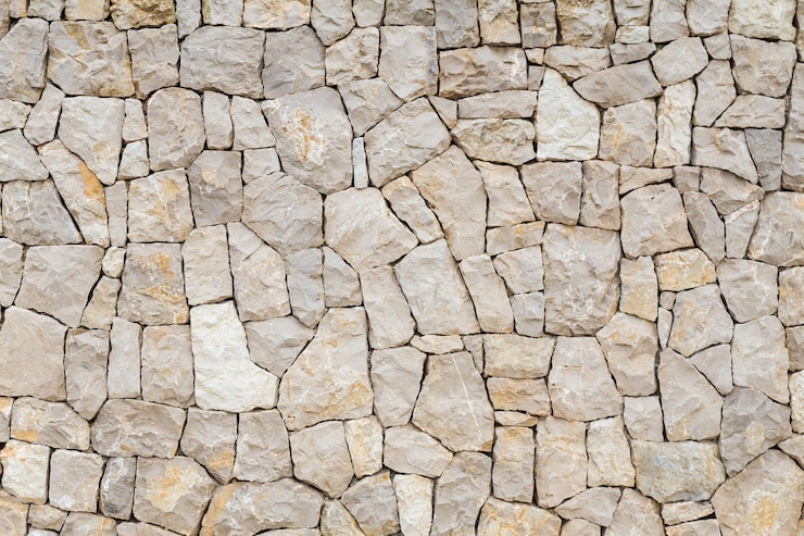 Foto textura de la pared de piedra