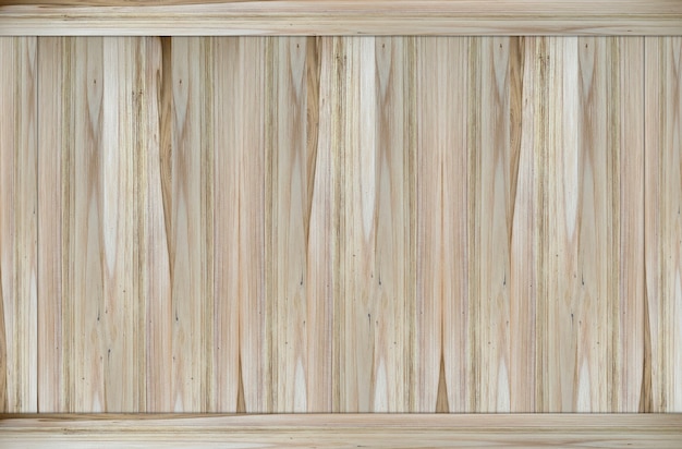 Textura de pared de superficie de panel de madera marrón claro natural.
