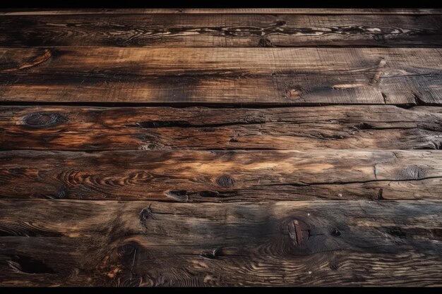 Textura de pared de tablones de madera creada con tecnología de IA generativa