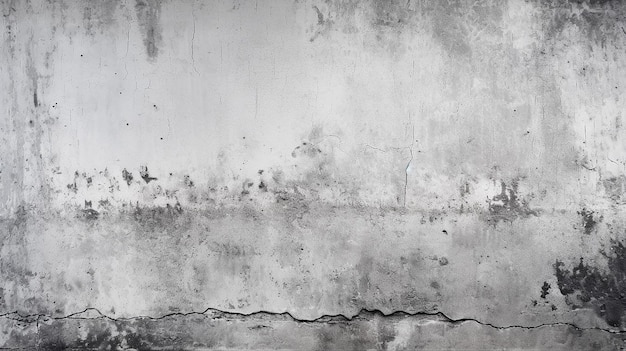 Textura de pared vieja cemento gris sucio con fondo negro gris abstracto IA generativa