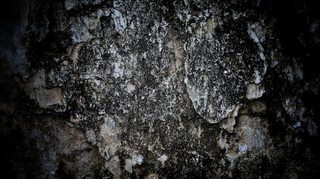 Textura de pared vieja oscura espeluznante