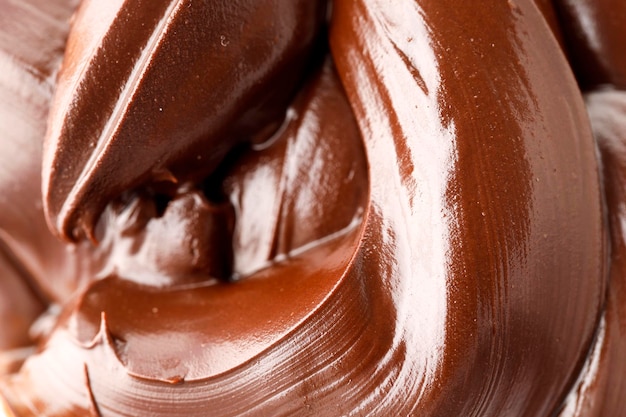 Textura de pasta de chocolate