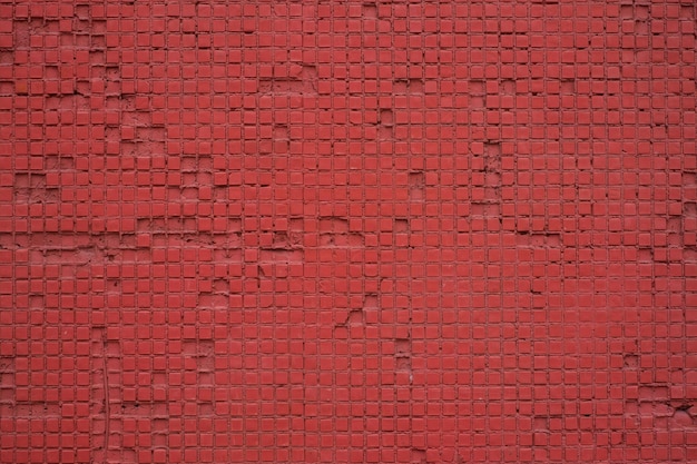 Textura de patrón a cuadros rojos con bloques faltantes