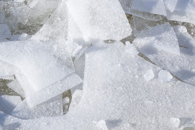 Textura y patrón de hielo