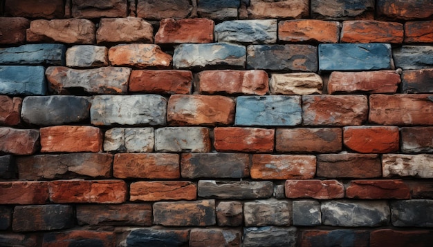 Textura de patrón de pared de ladrillo rojo