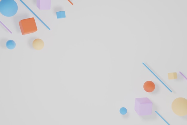 Textura de patrón de renderizado 3D de fondo blanco y gris mínimo abstracto